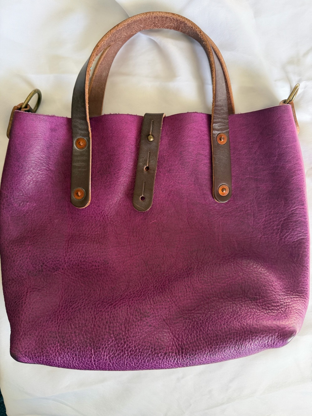 Go Forth Goods mini Avery in grape bison